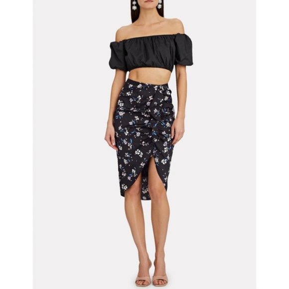 Veronica Beard Dresses & Skirts - Veronica Beard Hazel Floral Ruffle Pencil Skirt 2